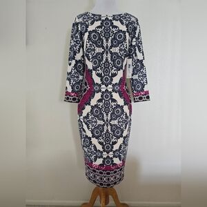 Eliza J Multi Color Stretchy Pencil Dre9ss